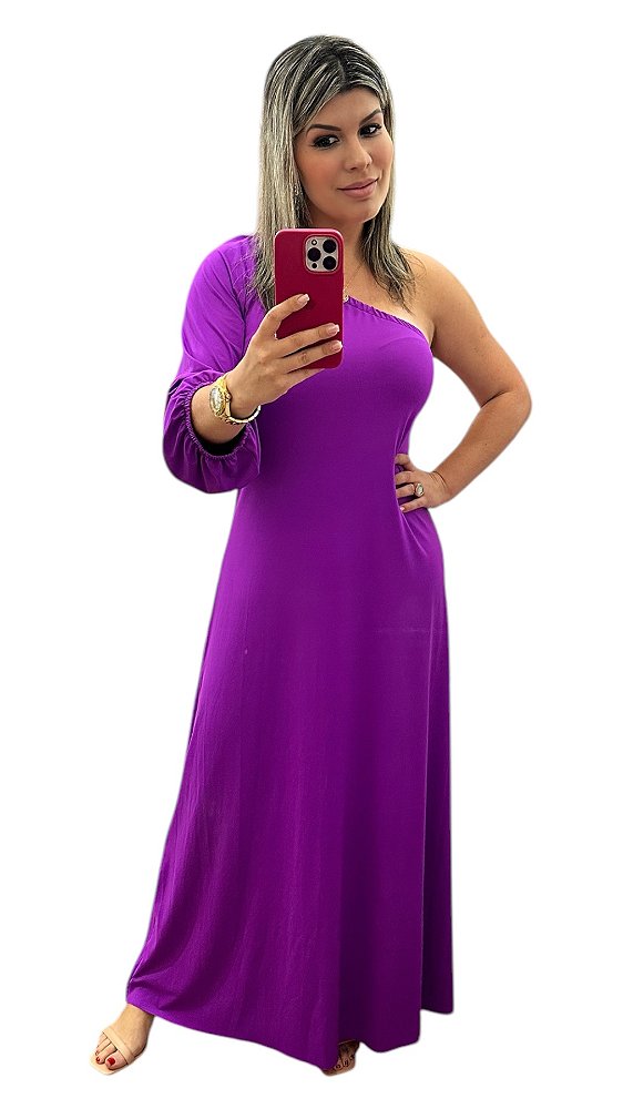 Vestido Fluity Versalhes - Fúscia