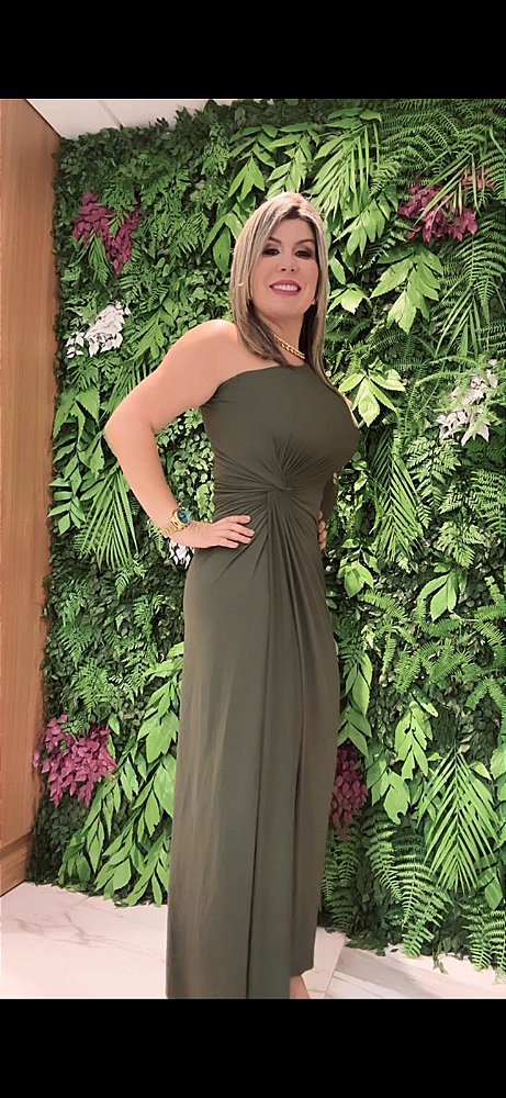 Vestido Ibiza - Verde Militar
