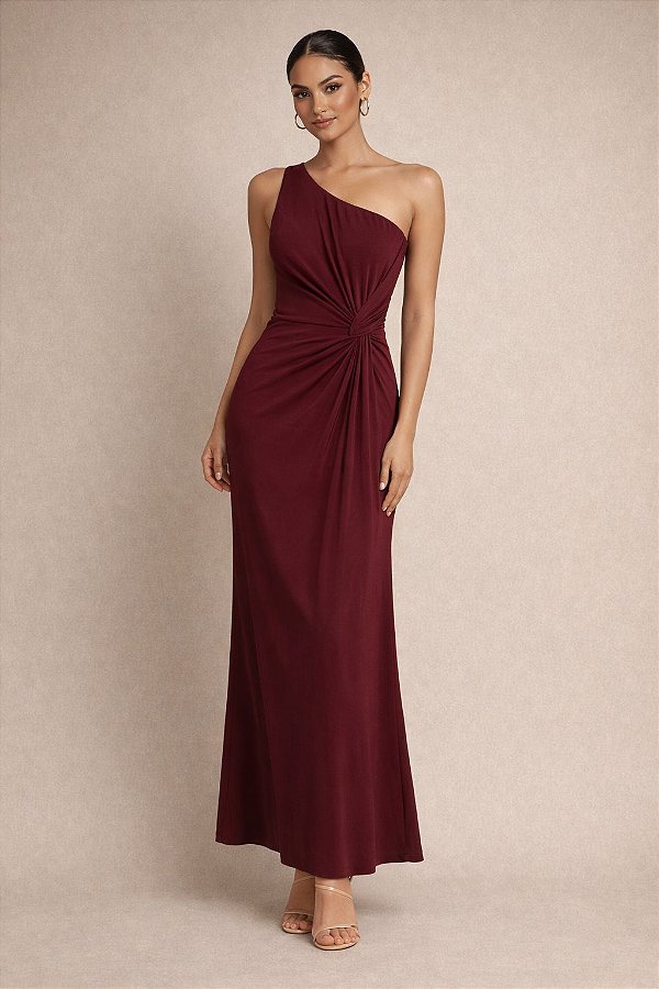 Vestido Fluity Grego - Marsala