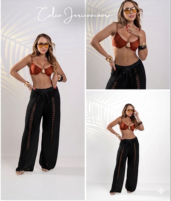 Calça Tricô - Jeri (Preto)