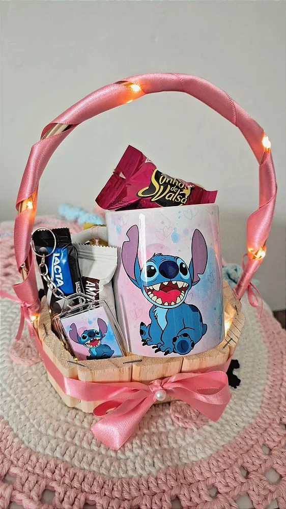Mini Cesta Chocolate + Caneca