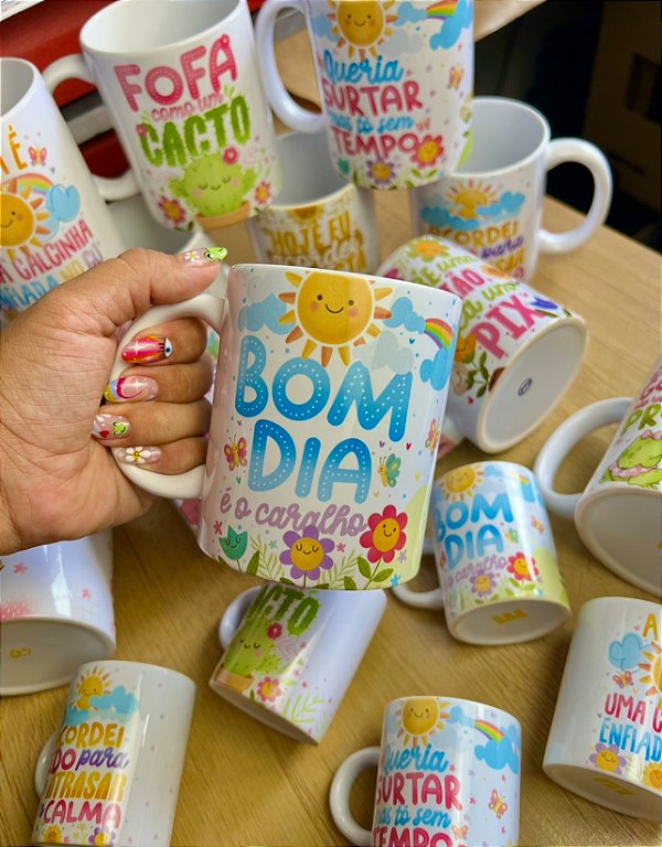 Caneca Bom dia é o Caralho