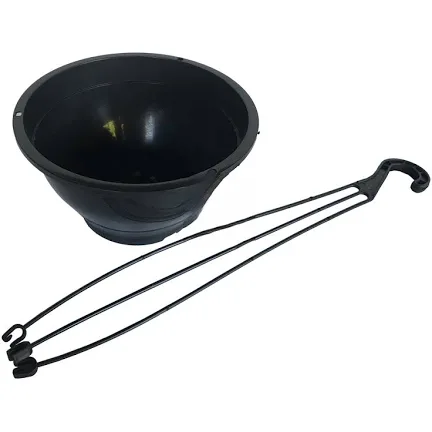 Kit 25 Vasos cuia 18 - Cor Preta com haste