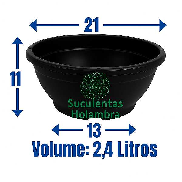 Kit 25 Vasos cuia 21 - Cor Preta