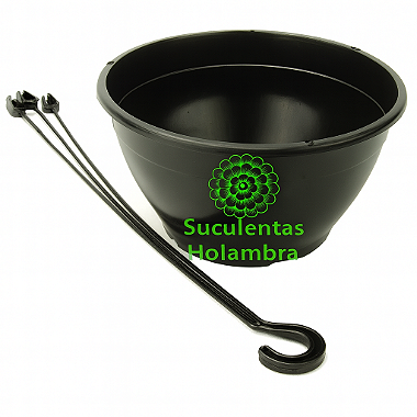 Kit 50 Vasos cuia 13 Com Haste 30 cm - REFORÇADO Cor Preta