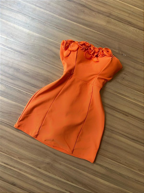 Macaquinho Maria Flor - Laranja