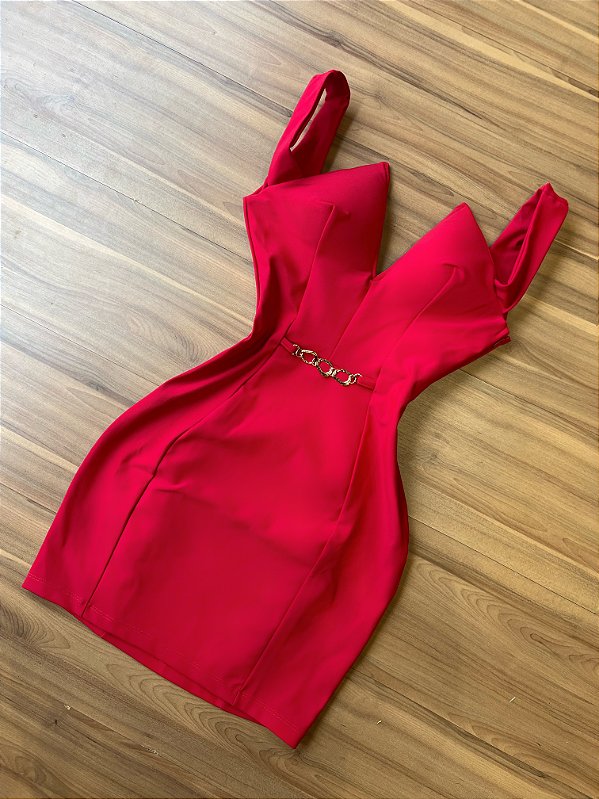 Vestido Liora - Vermelho