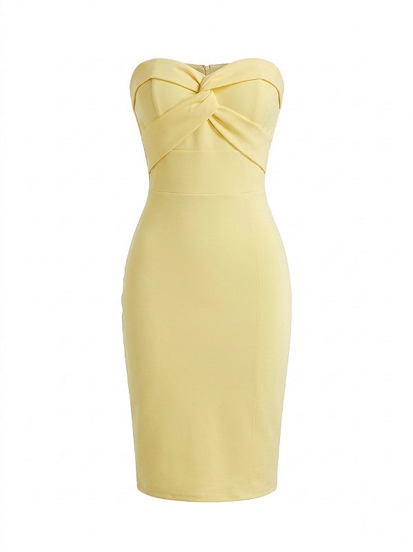 Vestido Geovanna - Amarelo