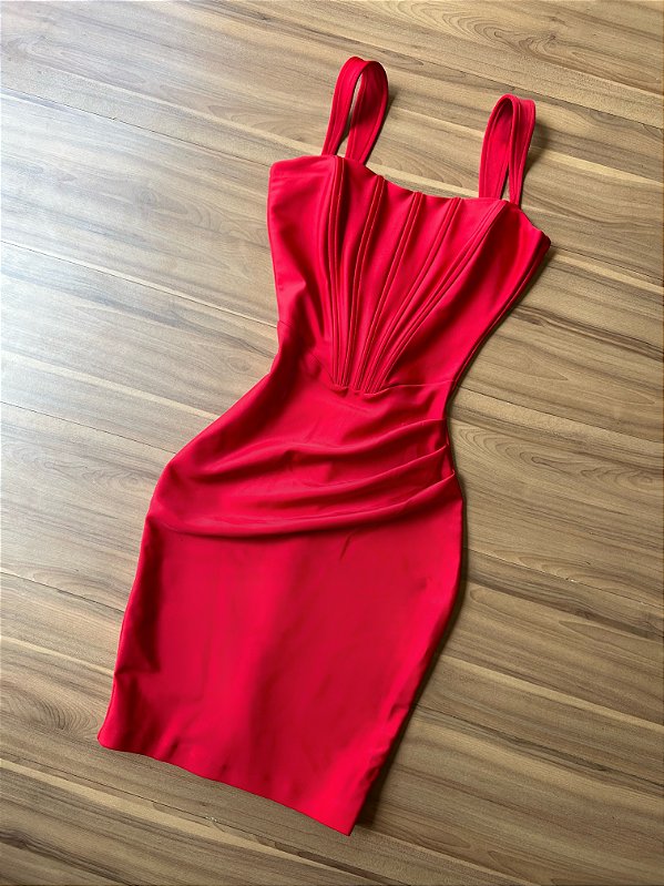 Vestido Débora - Vermelho