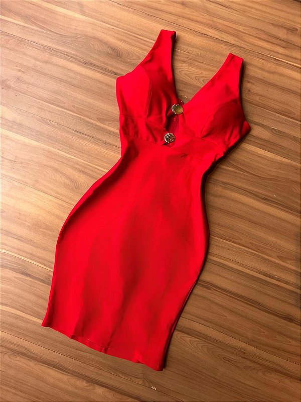 Vestido Midi Willa- Vermelho