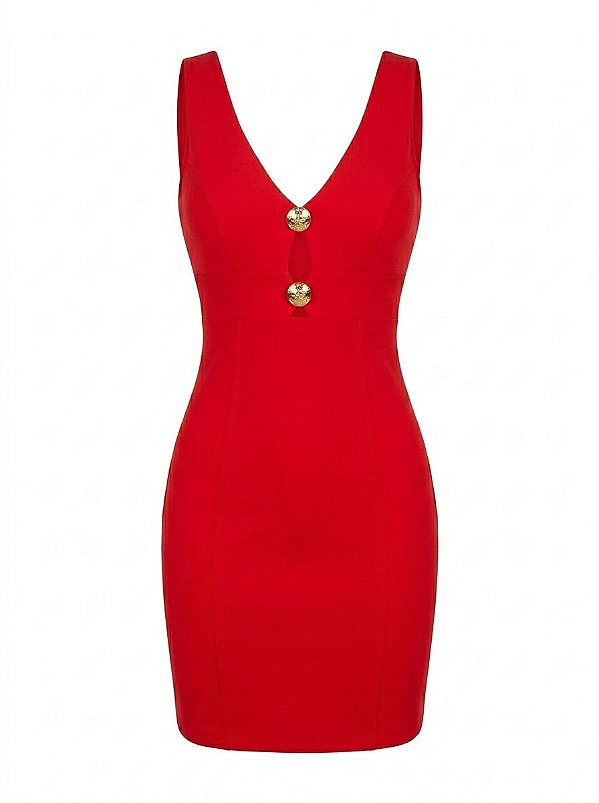 Vestido Willa- Vermelho