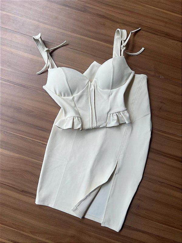 Conjunto Milena - Creme