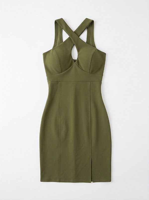 Vestido Alessandra - Verde Militar