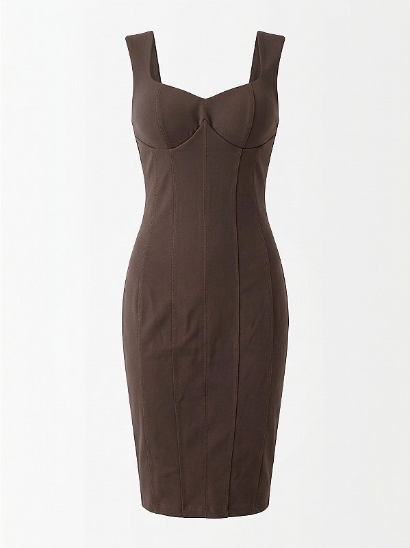 Vestido Pandora - Marrom