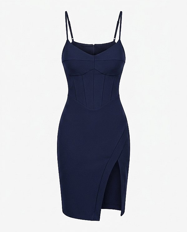 Vestido Samira - Azul Marinho
