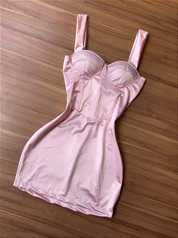 Vestido Laís - Rosa