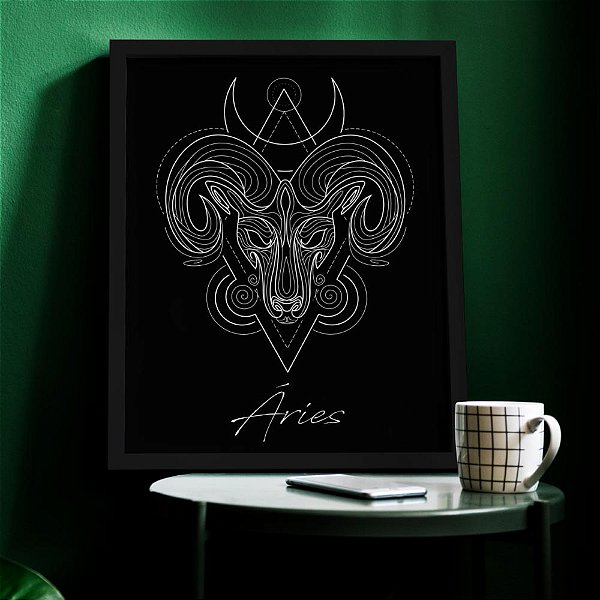 Quadro Decorativo Signo Áries