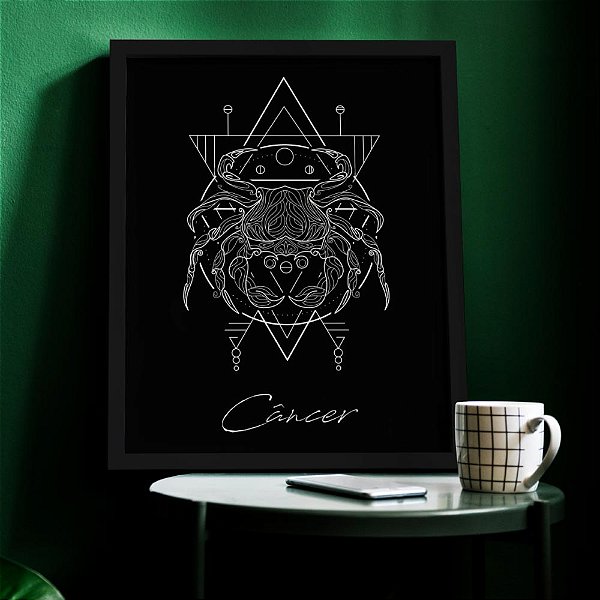 Quadro Decorativo Signo Câncer