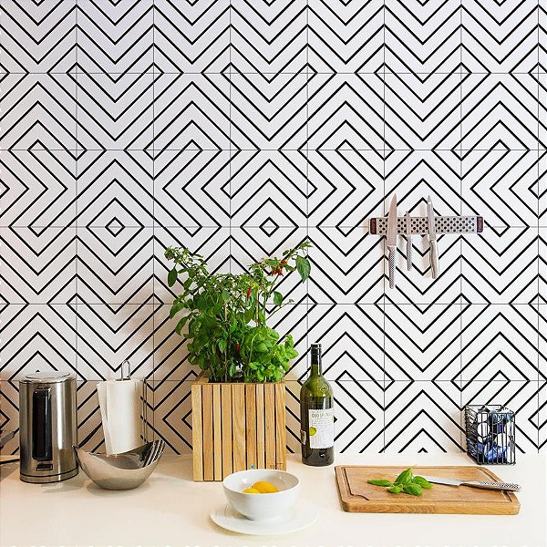 Adesivo de Azulejo Maze Chevron