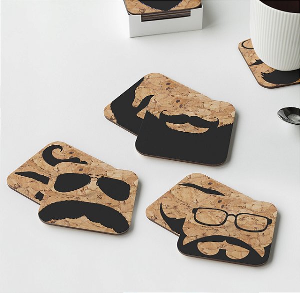 Porta Copos Bigode