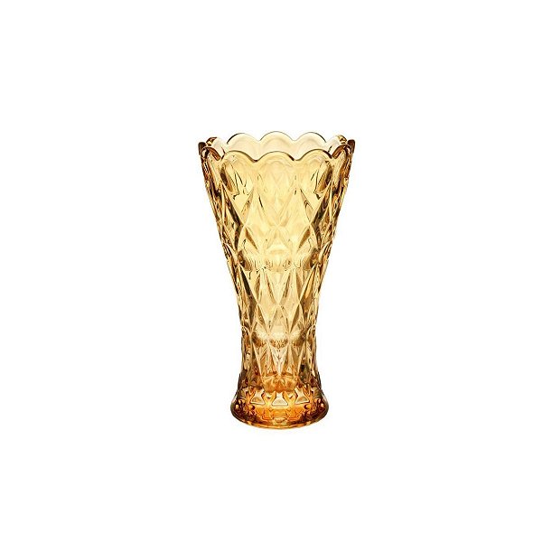Vaso Cristal Angel Ambar 8x14cm Rojemac