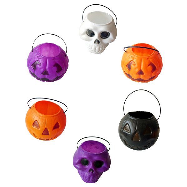 Balde/Cesto Abobora e Gaveira - Halloween