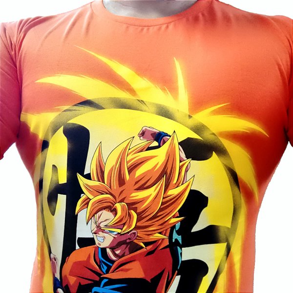 Camiseta Dragon Ball Z Goku Super Sayajin