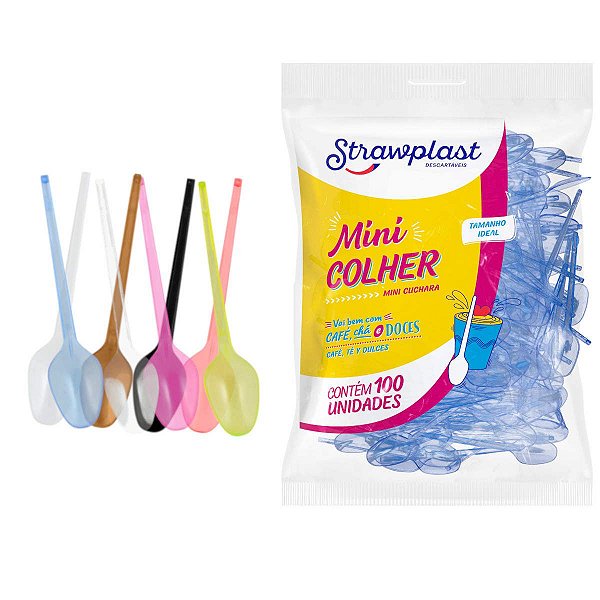 Mini Colher - 100 unidades