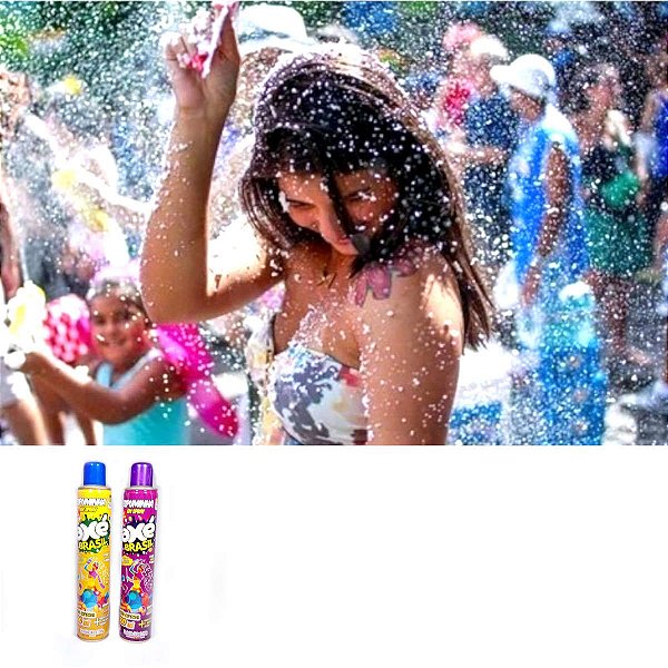 Espuminha  Para Festas e  Carnaval AXE Brasil - Escolha a Cor