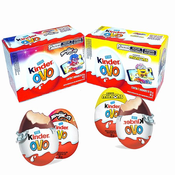 Kinder ovo Miraculous & Minios - Ferrero escolha a..