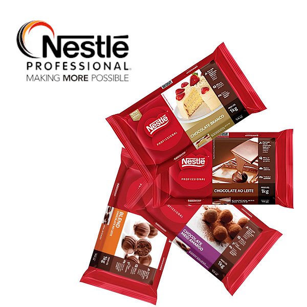 Chocolate Profissional  Barra de 1KG - Nestlé