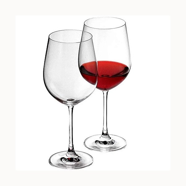 Taça de Cristal de Titânio  para vinho Tinto, 2pcs - Bohemia