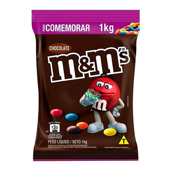 M&M Chocolate Ao Leite 1Kg - M&M'S