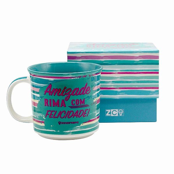 Caneca Amizade E Felicidade - Zona Criativa