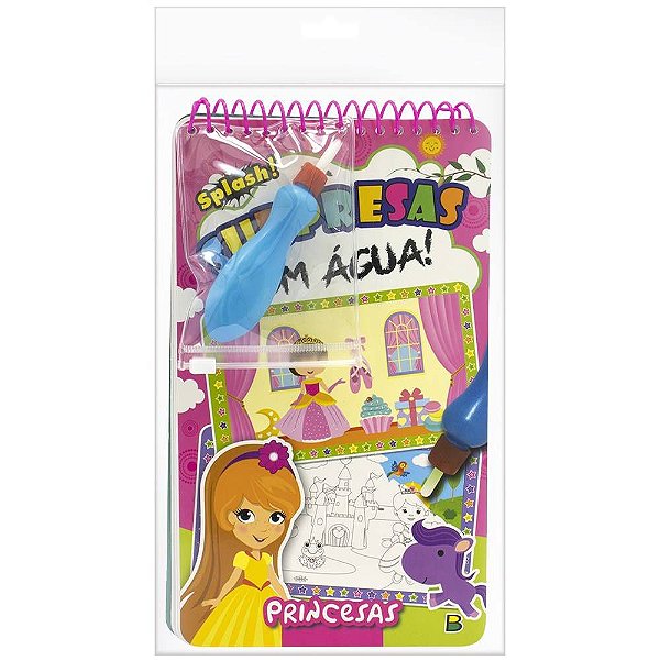 Livro Surpresas Com Água Princesas - BrasiLeitura
