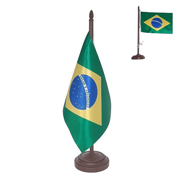 Bandeira De Mesa País Brasil - FDB
