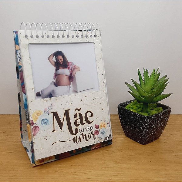 Calendário De Mesa Porta-retratos Mãe