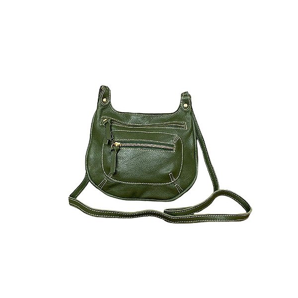 Bolsa Em Couro Legítimo 2304 Verde - Amarelle
