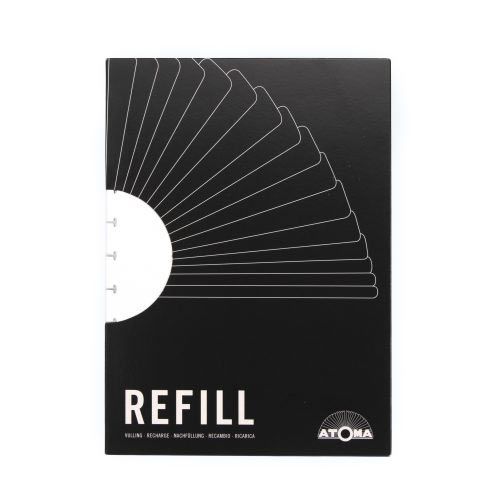 Refil Caderno De Disco A4 60 Folhas Branco Sem Pauta - Atoma