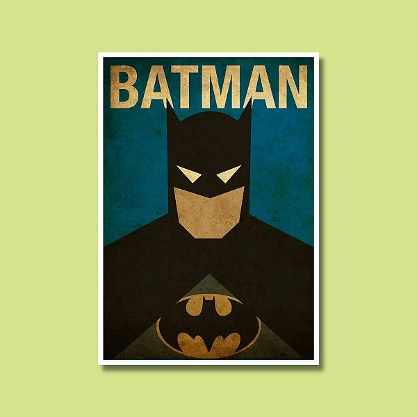 Placa decorativa - Batman vintage