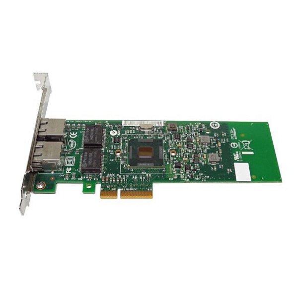 Placa Dell (Intel) 1000Base-T Dual Port Pci-E Perfil Alto Seminovo