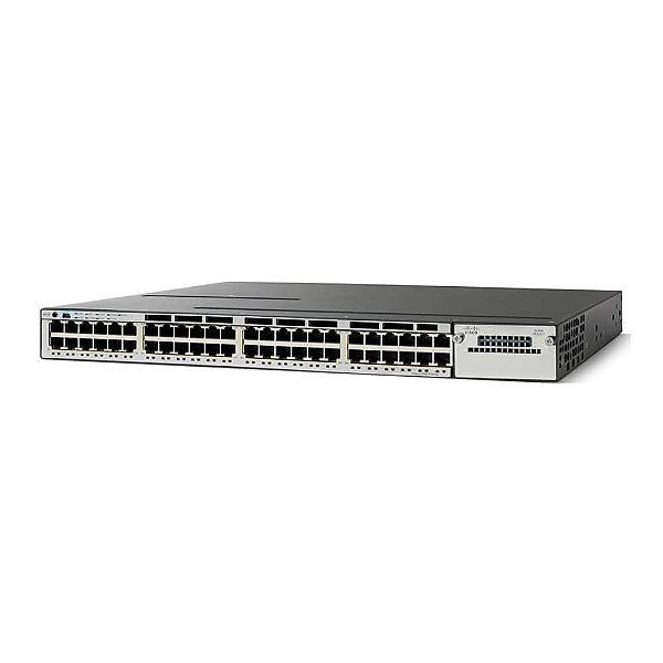 Switch Cisco WS-C3750X-48PF-S - 48x 1Gbps PoE+ - Seminovo