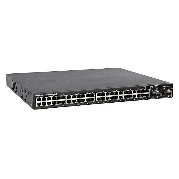 Switch Dell PowerConnect 6248 - 48x Gigabit + 4x SFP - Seminovo