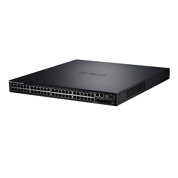 Switch Dell PowerConnect 7048P - 48x Portas Gigabit PoE + 4x SFP - Seminovo