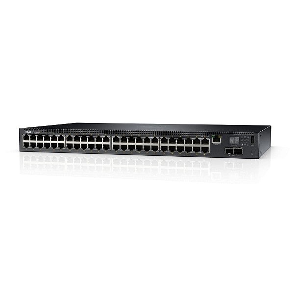 Switch Dell N2048P - 48x Portas Gigabit PoE+ | 2x SFP+ - Seminovo