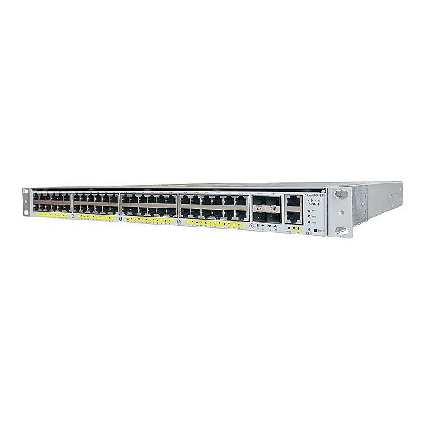 Switch Cisco WS-C4948E-F 48x 1GB + 4x SFP+ 10G Dual AC - Seminovo