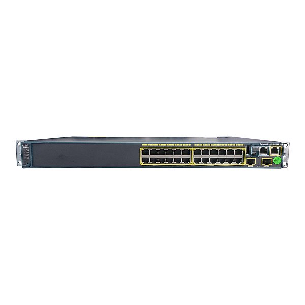 Switch Cisco 24x Portas 1Gbps + SFP 10G (WS-C2960S-24TD-L) - Seminovo