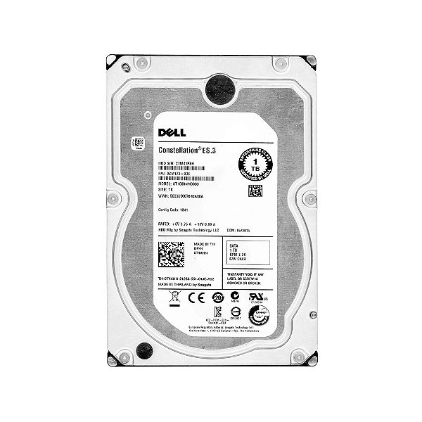 HD Enterprise DELL SATA 1Tb 7.2K (0T4XNN) - Seminovo