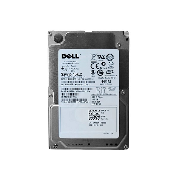 HD Dell Seagate 146GB SAS 6Gb/s 15K RPM 2.5" SFF Enterprise (0X162K) - Seminovo