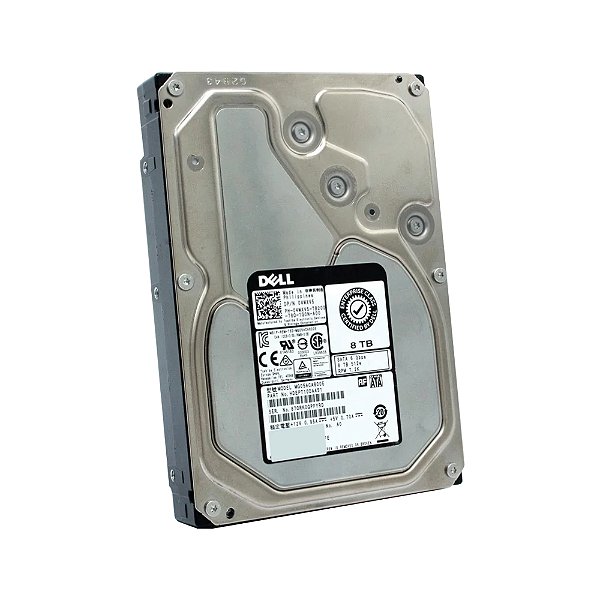 HD Dell 8TB SATA 6Gb/s 7.2K RPM 3.5" LFF Enterprise (04WXV5) - Seminovo